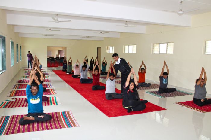 The International Day of Yoga has been celebrated at MIBM